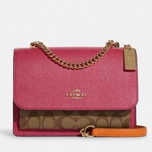 Best 25+ Deals for Coach Signature Pink Crossbody | Poshmark
